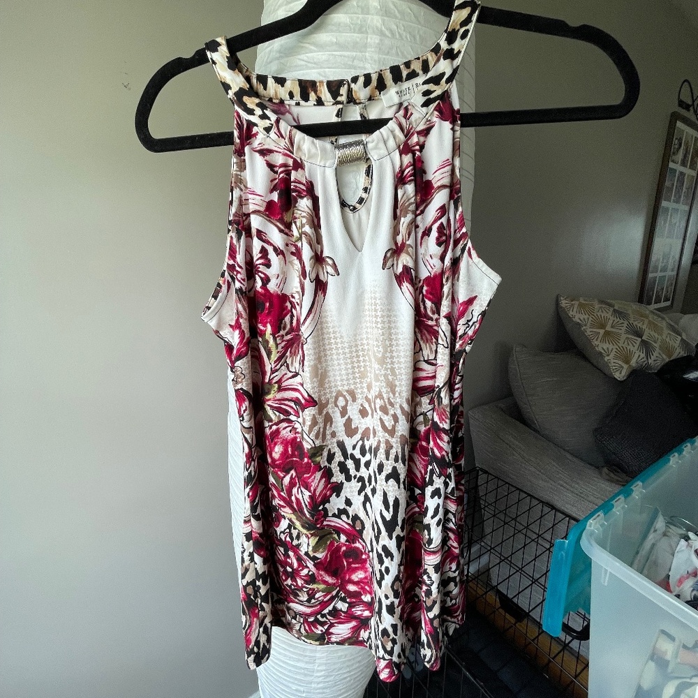 White House Black Market Dressy Tank Top